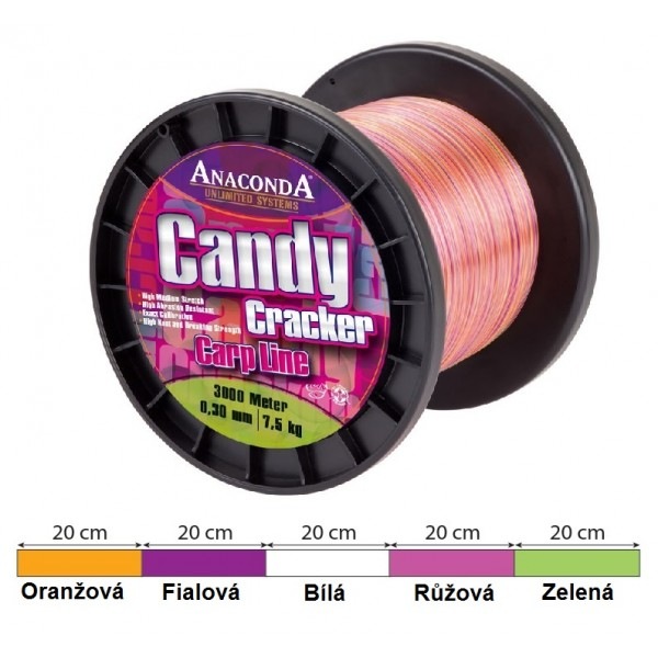 Anaconda vlasec candy cracker 3000 m - průměr 0