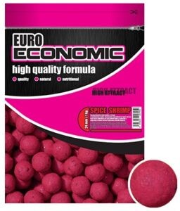 Lk baits boilie euro economic spice shrimp-1 kg 20 mm