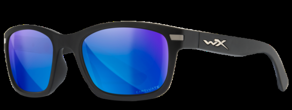 Wiley x polarizační brýle helix captivate polarized blue mirror smoke grey matte black