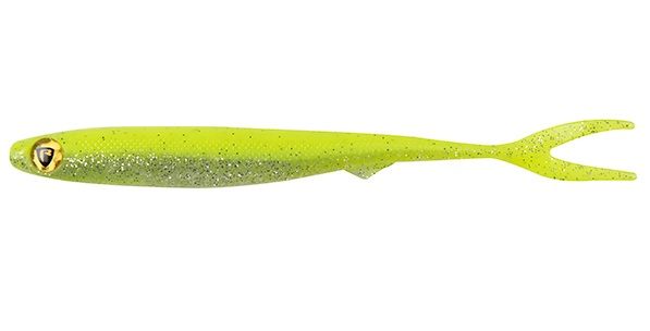 Fox rage gumová nástraha slick finesse super soft uv chartreuse ayu - 16 cm