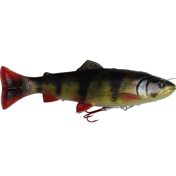 Savage gear gumová nástraha pstruh 4d line thru pulsetail trout ss perch trout - délka 20 -délka 20 cm 102 g