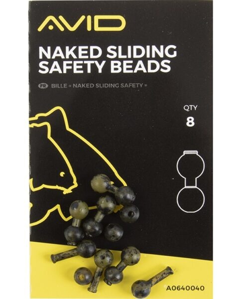 Avid carp korálek naked sliding safety beads