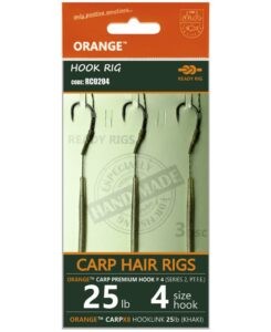 Life orange návazce carp hair rigs s2 20 cm 3 ks - 8 15 lb