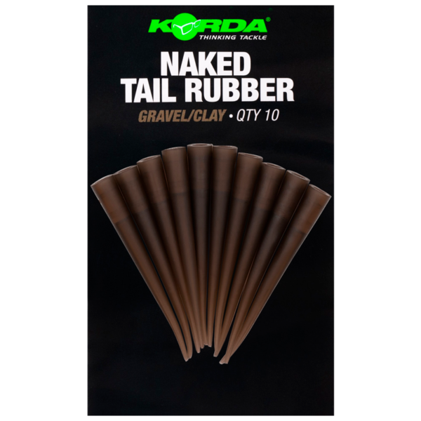 Korda převleky naked tail rubber - gravel/clay