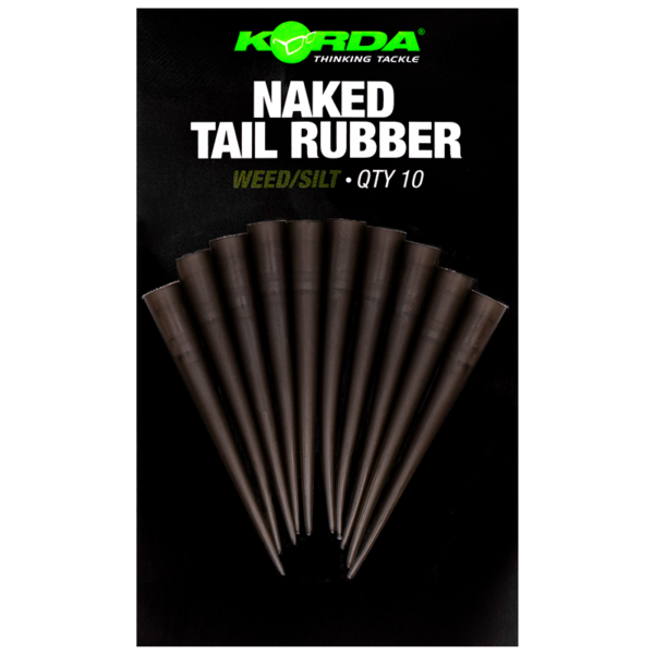 Korda převleky naked tail rubber - weed/silt