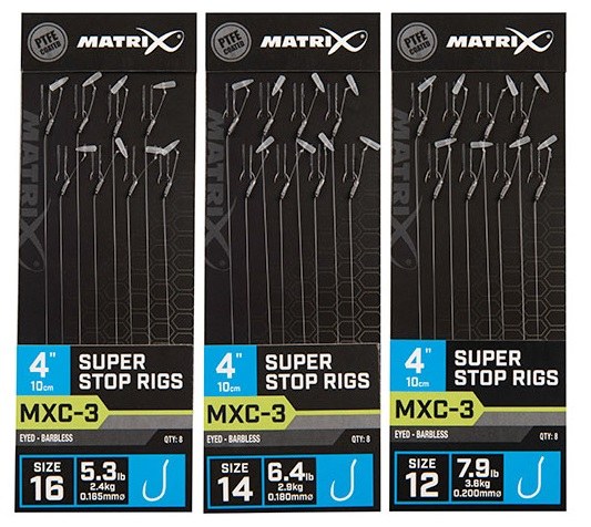 Matrix návazec mxc-3 4” super stop rigs - velikost háčku 16 nosnost 2