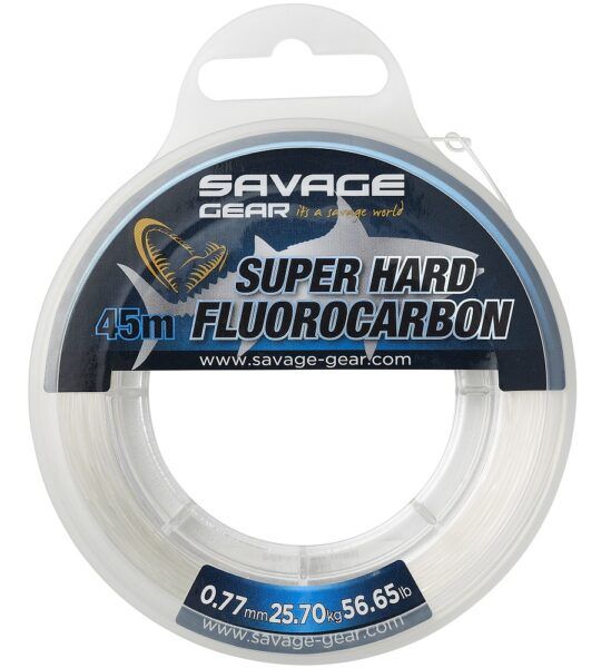 Savage gear fluorocarbon super hard clear - 45 m 0