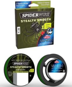 Spiderwire splétaná šňůra stlth smooth8 moos green 150m - 0