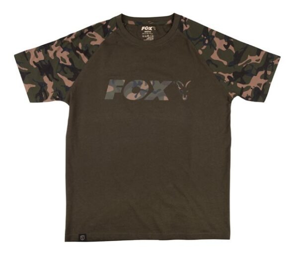 Fox triko camo khaki chest print t-shirt - l