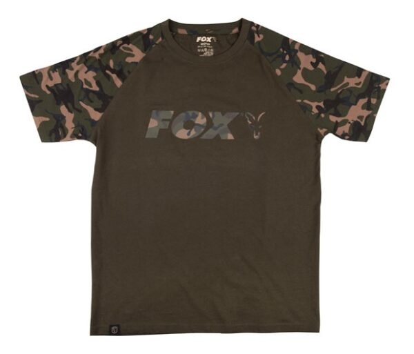 Fox triko camo khaki chest print t-shirt - xl