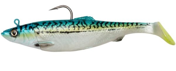 Savage gear gumová nástraha 4d herring big shad green mackerel - 25 cm 300 g