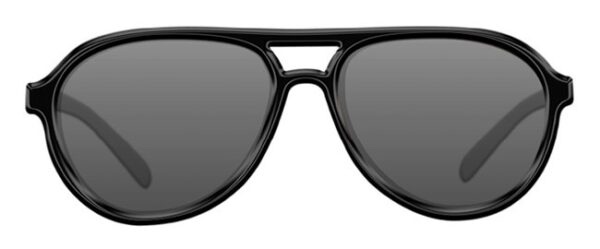 Korda polarizační brýle aviator mat black frame grey lens