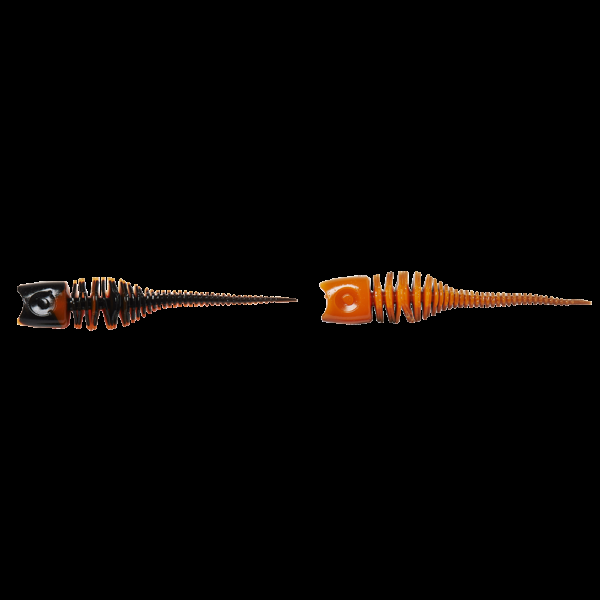 Dam gumová nástraha effzett garlic trout lure uv orange/black 6 cm 10 ks