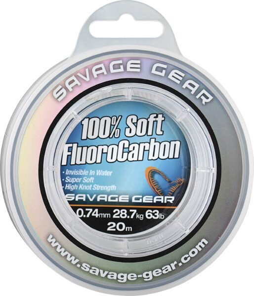 Savage gear florocarbon soft fluoro carbon 15 m - průměr 0