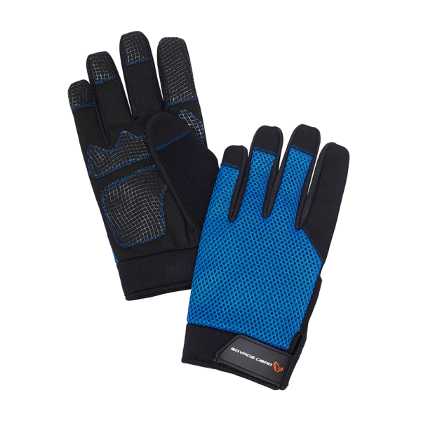 Savage gear rukavice aqua mesh glove sea blue - xl