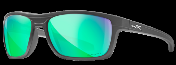 Wiley x polarizační brýle kingpin captivate polarized green mirror amber matte graphite