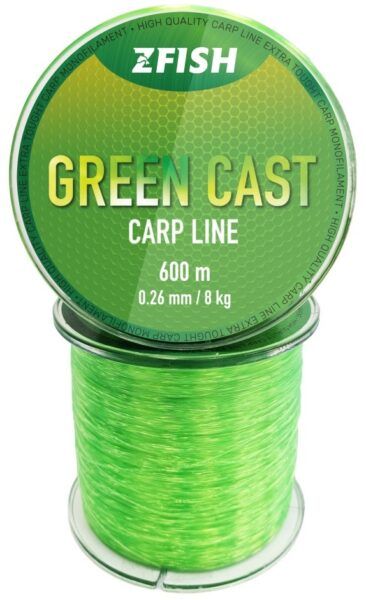 Zfish vlasec green cast carp line - 0