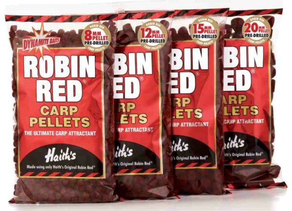 Dynamite baits pellets pre-drilled robin red 900 g-20 mm