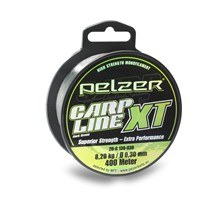 Pelzer vlasec carp line xt green 400 m-průměr 0