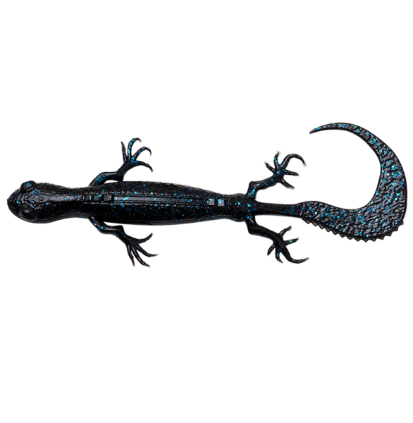 Savage gear gumová nástraha 3d lizard snking black blue 10 cm 5