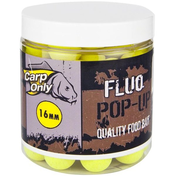 Carp only fluo pop up boilie 80 g 20 mm-mix 4 barev