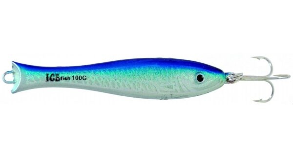 Ice fish pilker 3d modrý - 80 g