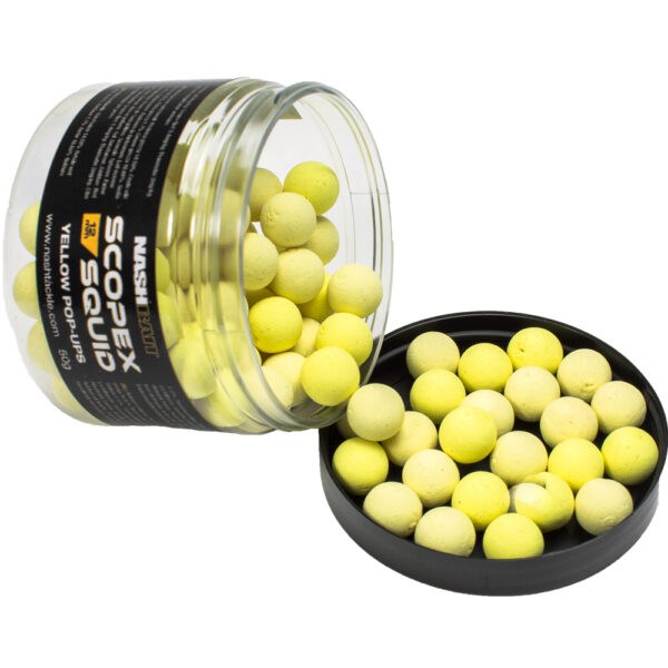 Nash plovoucí boilie scopex squid airball pop ups - 75 g 18 mm yellow