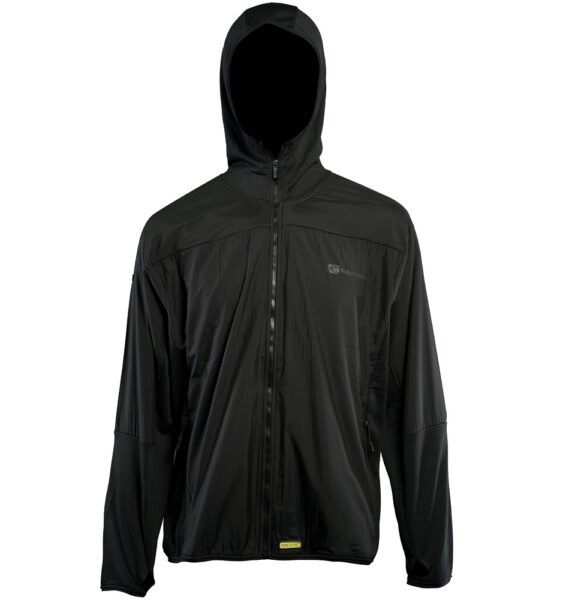 Ridgemonkey lehká bunda na zip černá - velikost l