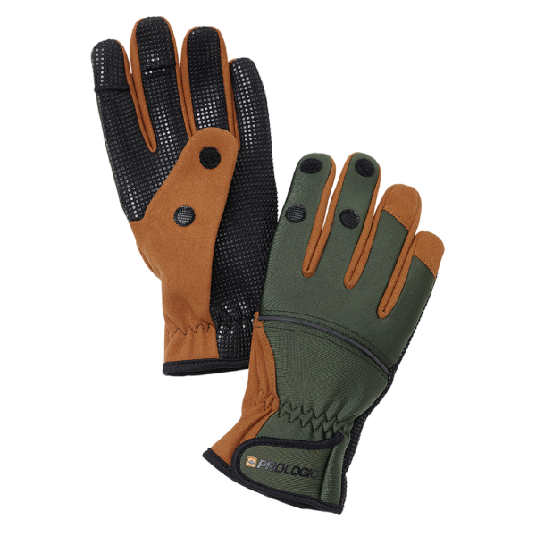 Prologic rukavice neoprene grip glove green black - m