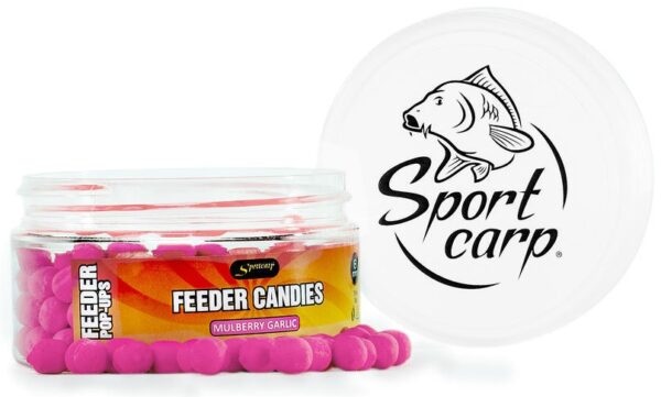 Sportcarp plovoucí nástrahy feeder candies 75 ml 8 mm-moruše česnek
