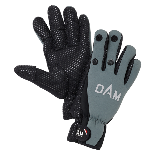 Dam rukavice neoprene fighter glove black grey - l