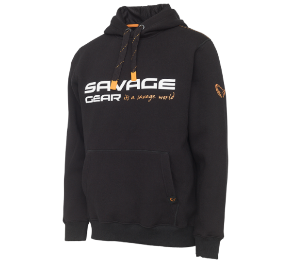 Savage gear mikina cosmo hoodie black ink - m