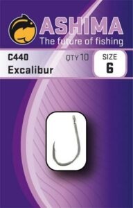Ashima  háčky  c440 excalibur  (10ks)-velikost 6