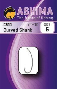Ashima  háčky  c510 curved shank  (10ks)-velikost 10