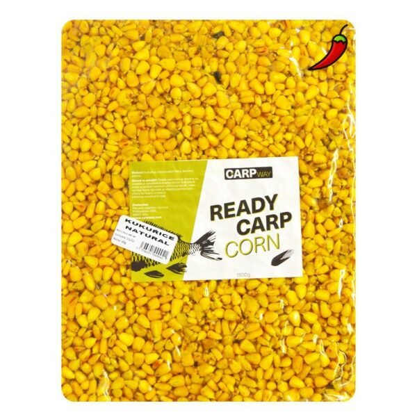 Carpway kukuřice ready carp corn natural chilli - 3 kg