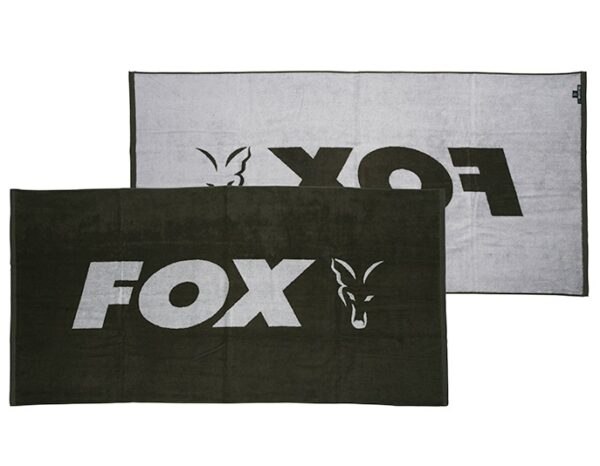 Fox osuška beach towel - green-silver