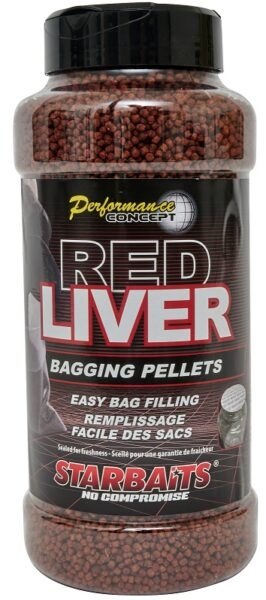 Starbaits pelety red liver bagging 700 g