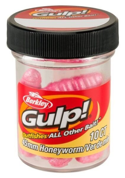 Berkley umělé nástrahy gulp honey worm-bubble gum 4