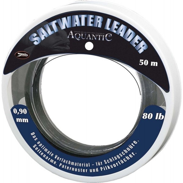 Saenger aquantic šokový vlasec saltwater lader green 50 m-průměr 0