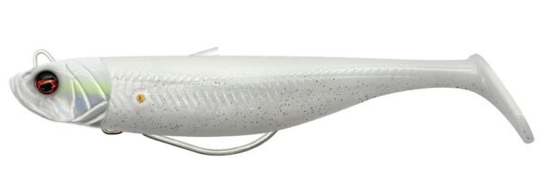 Savage gear gumová nástraha minnow weedless white pearl silver - 10 cm 16 g