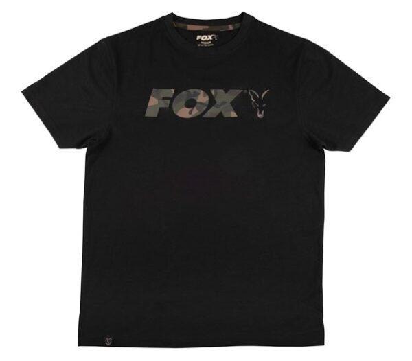 Fox triko black camo chest print t-shirt - xxxl