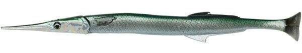 Savage gear gumová nástraha 3d line thru needlefish pulse tail green needlefish - 30 cm 66