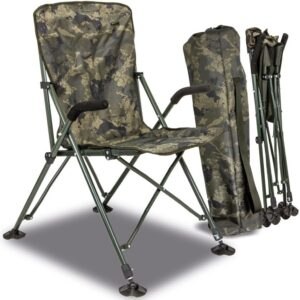 Solar křeslo undercover camo foldable easy chair high