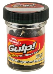 Berkley umělé nástrahy gulp honey worm-black 3