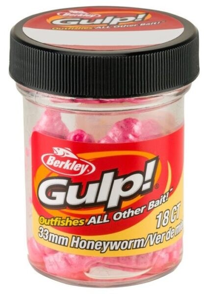 Berkley umělé nástrahy gulp honey worm-bubble gum 3