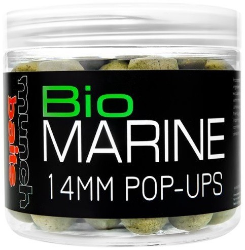 Munch baits plovoucí boilies pop-ups bio marine 200 ml-14 mm