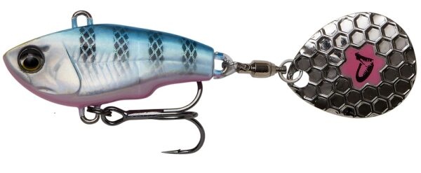 Savage gear fat tail spin sinking blue silver pink - 6