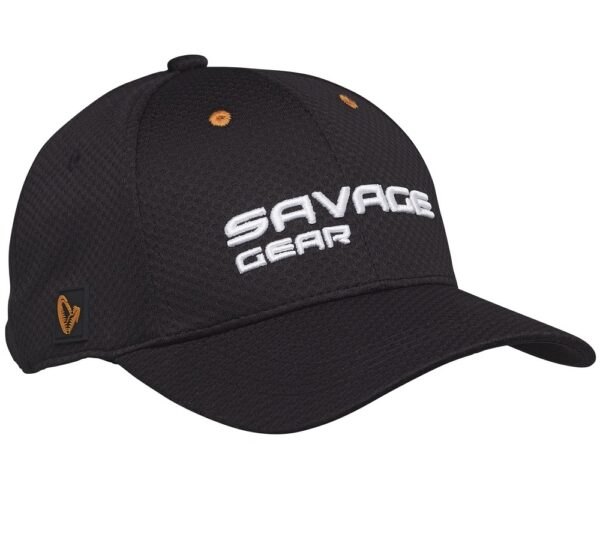Savage gear kšiltovka sports mesh cap one size black ink