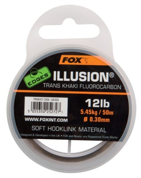 Fox fluorocarbon edges illusion soft trans khaki 50 m-nosnost 7