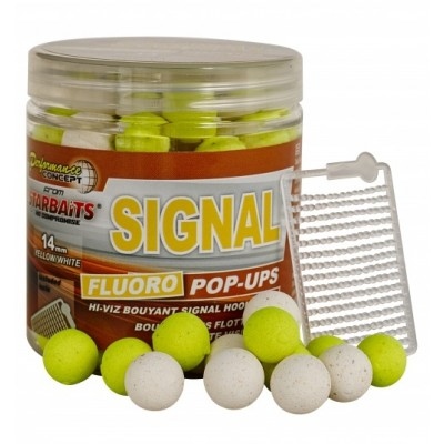 Starbaits plovoucí boilie fluo pop up signal - 80 g 14 mm